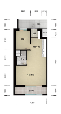 36A(신혼부부·한부모,고령자)평면도 이미지