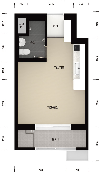 21A(대학생,청년,산단근로자)평면도 이미지