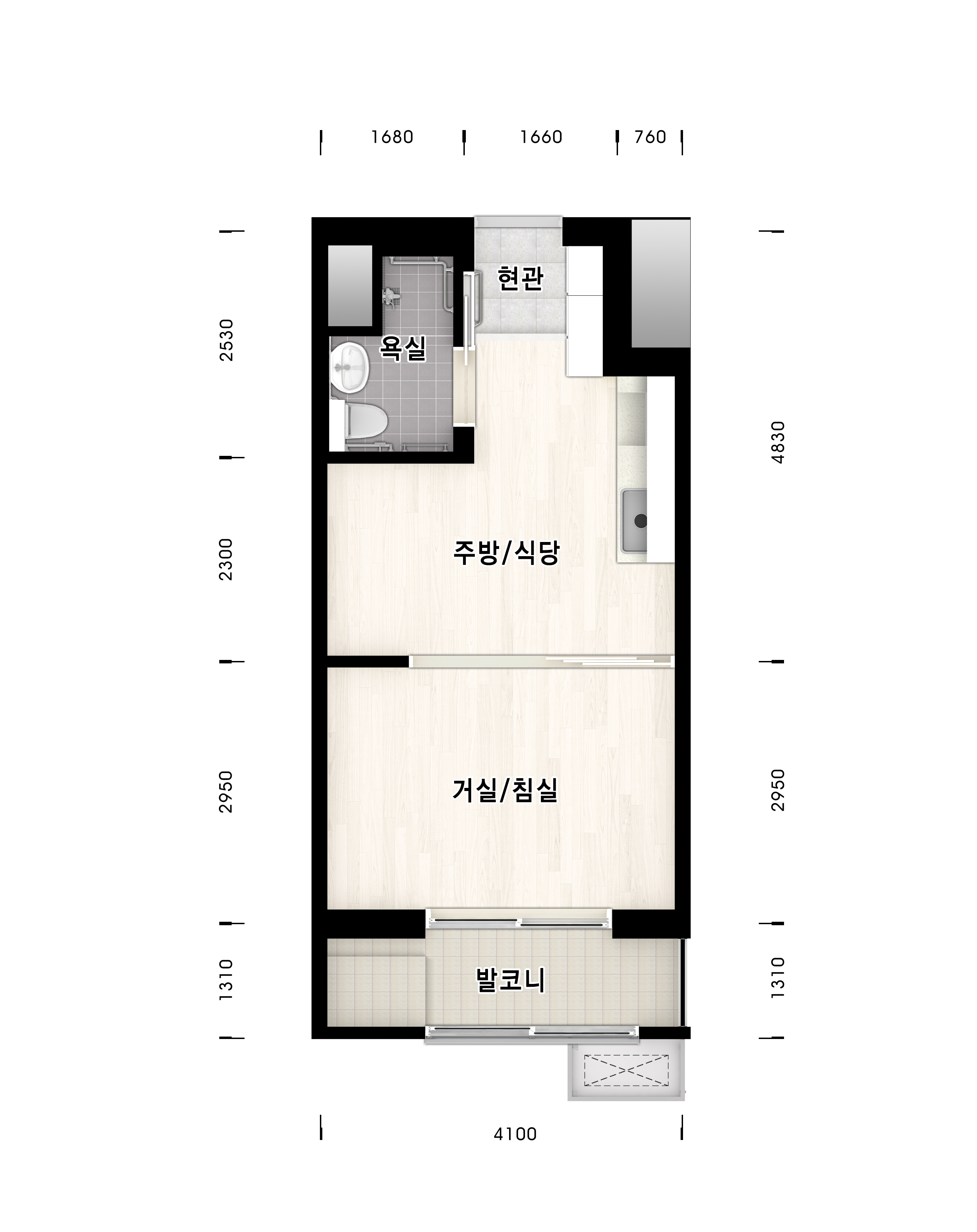 26A(효도주택)평면도 이미지