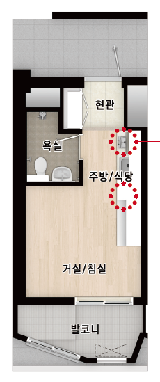 16형(대학생,청년)평면도 이미지