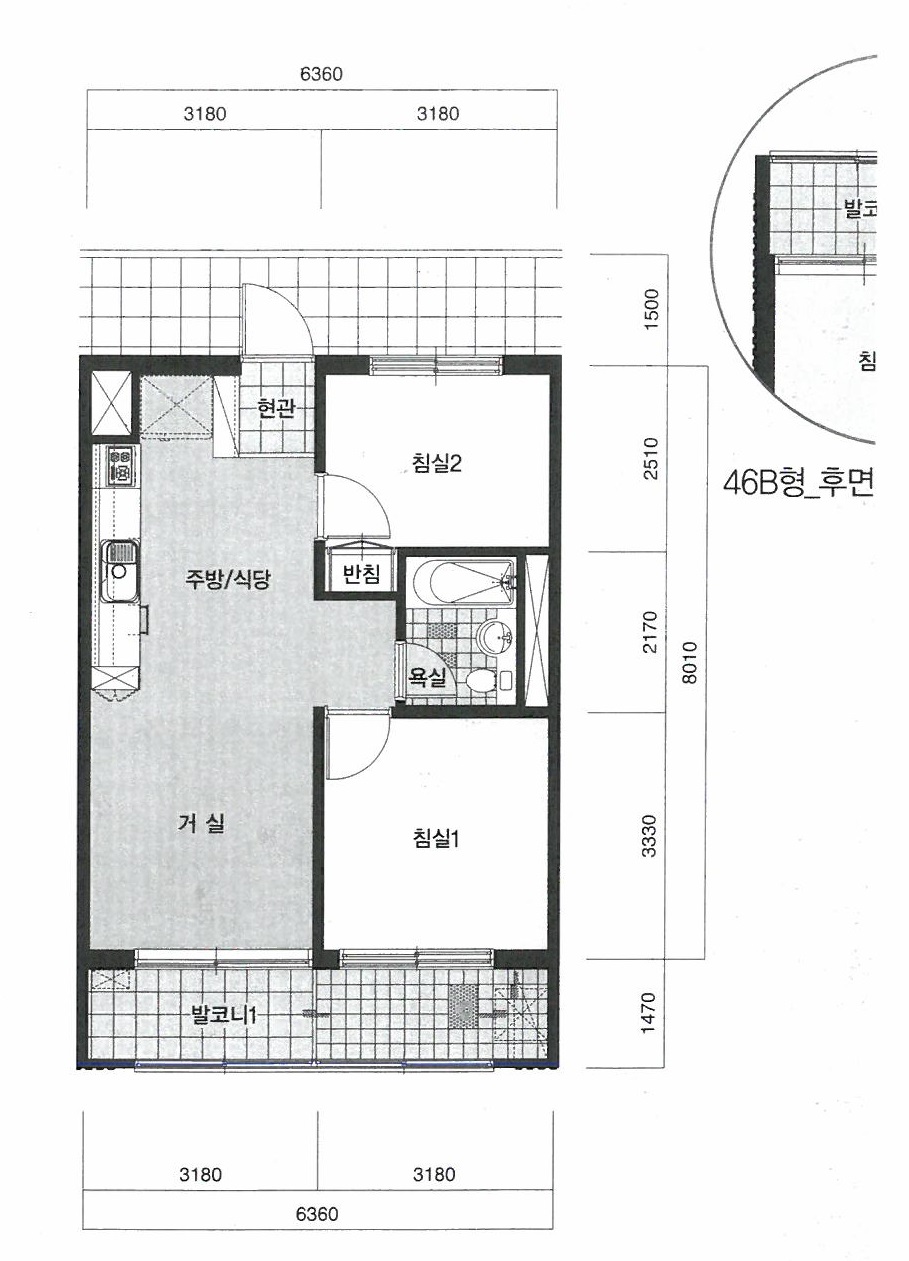 미장동,군산미장휴먼시아46평면도 이미지