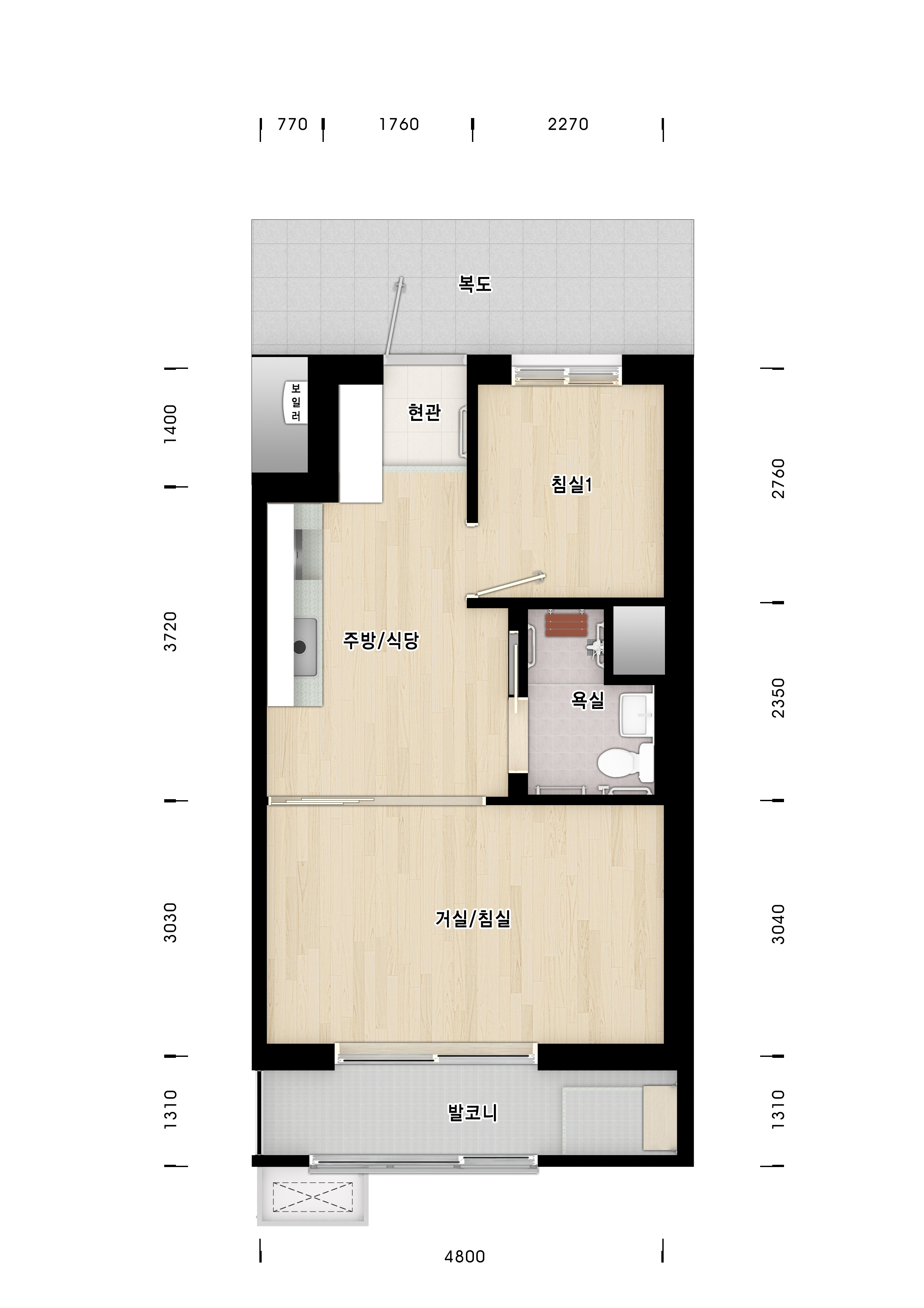 33B(주거약자)평면도 이미지