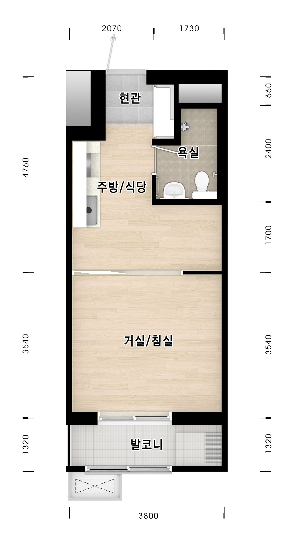 인천 논현 4bl 26A 주거급여수급자평면도 이미지