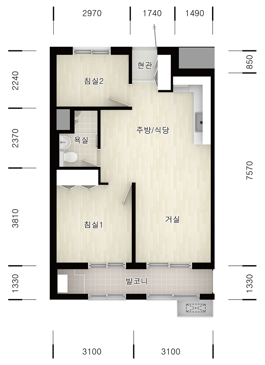 46평면도 이미지