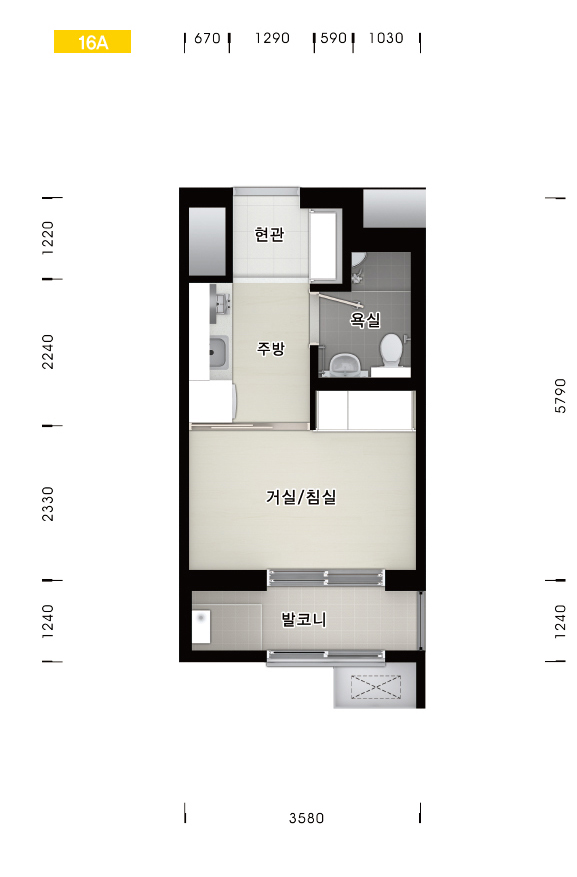 16형 대학생/청년평면도 이미지