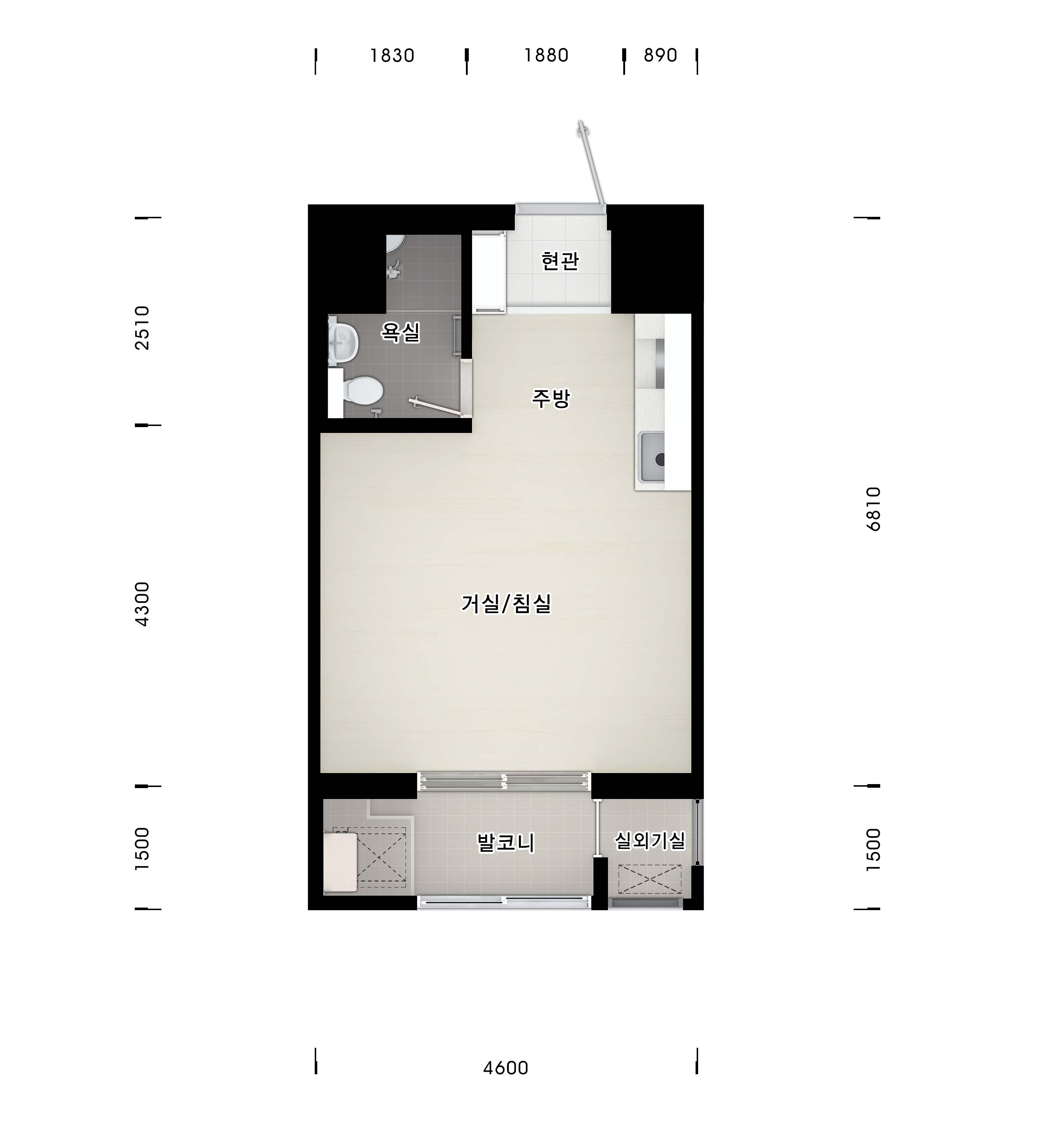 26A·C 대학생·청년평면도 이미지