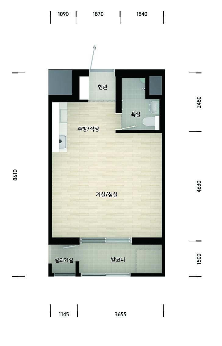 정읍첨단LH1단지아파트29A평면도 이미지
