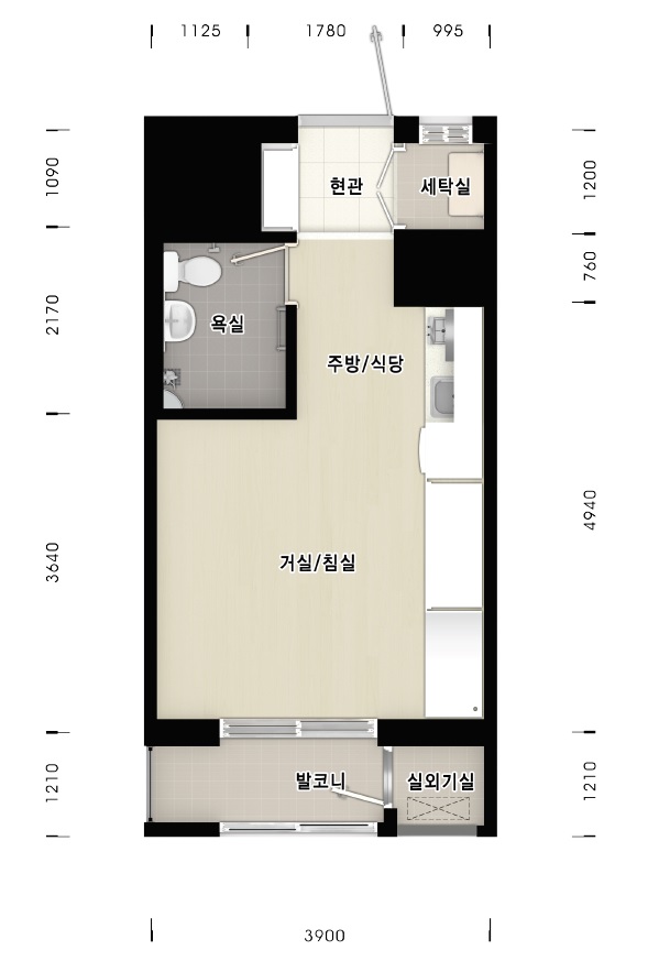 21A 대학생/청년평면도 이미지
