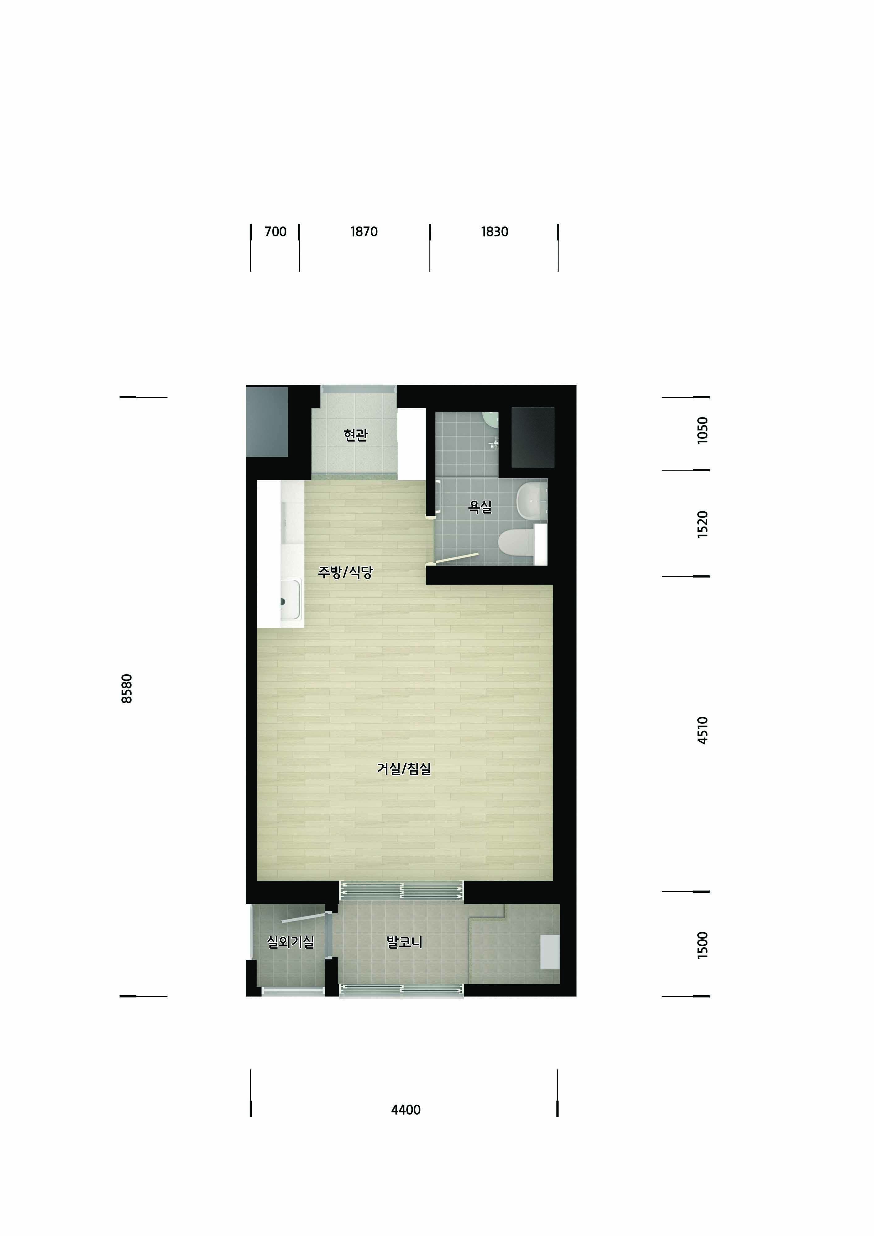 정선 신동 26평면도 이미지