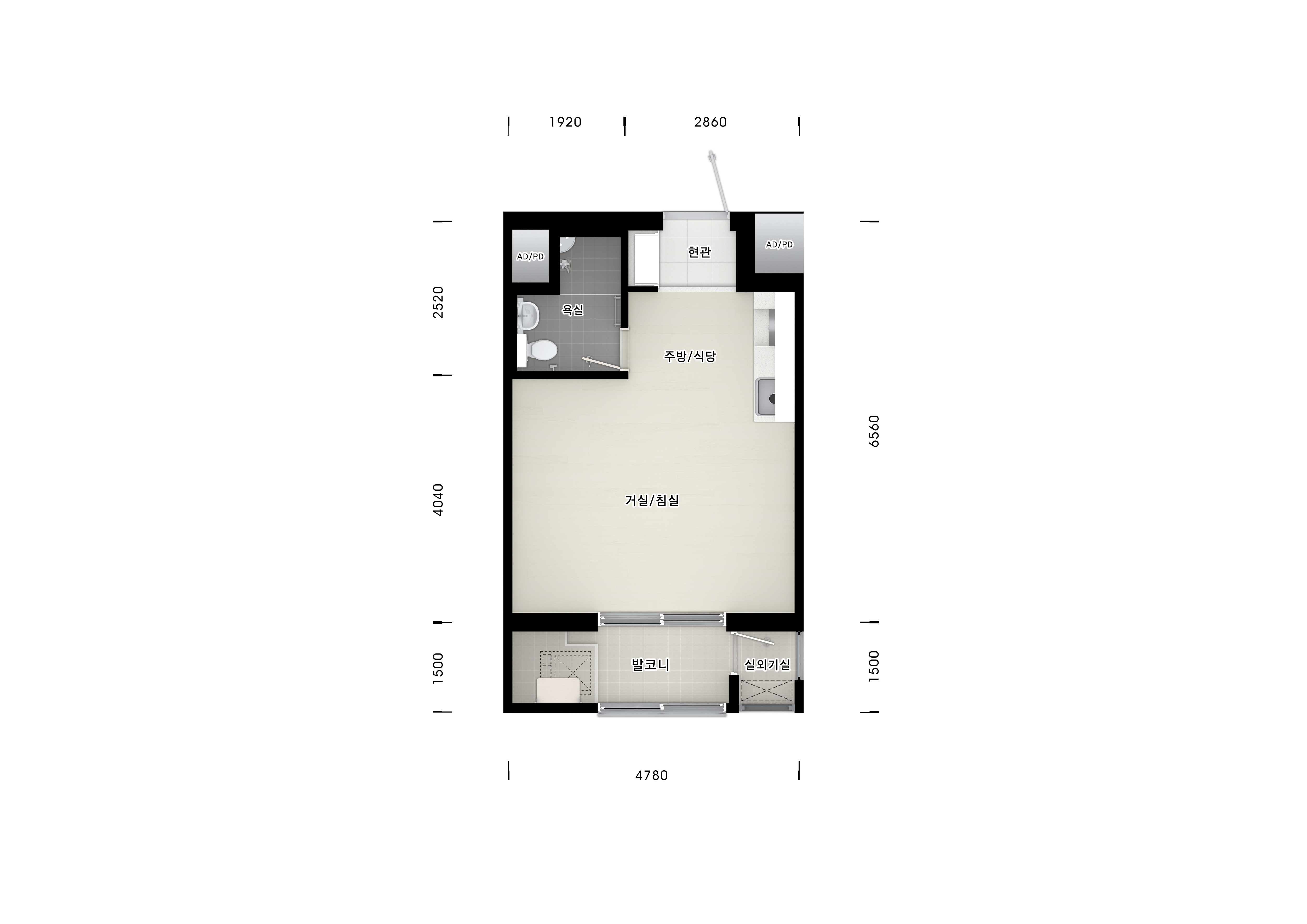 26A(주거급여수급자)평면도 이미지