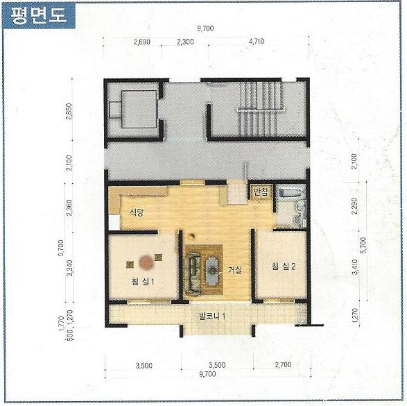도림주공그린빌1단지아파트 21평면도 이미지