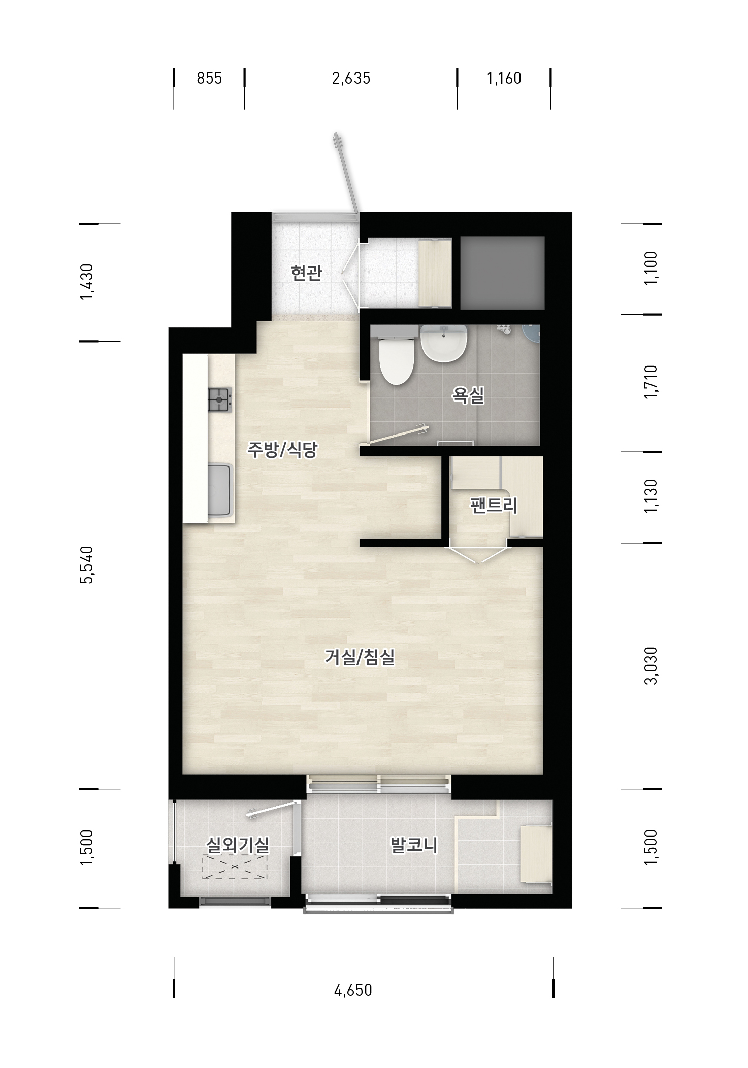 과천지식정보타운 S-10BL 26A평면도 이미지