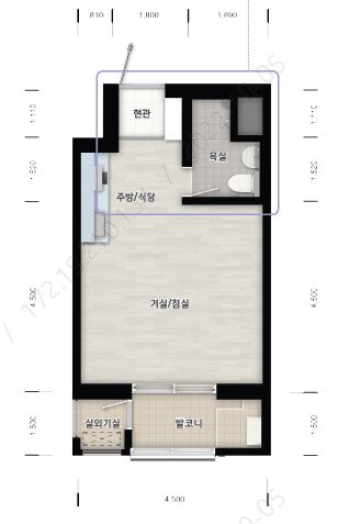 26A 주거급여수급자평면도 이미지