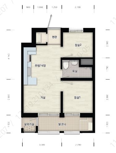 36 신혼부부·한부모가족평면도 이미지