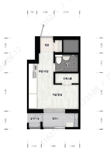 대전 장대 19A(대학생.청년)평면도 이미지